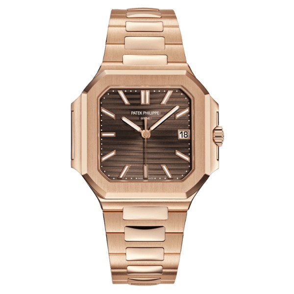 Kolekcija D Ref. PP-109 — Rose gold kvadratno kućište, smeđi brojčanik