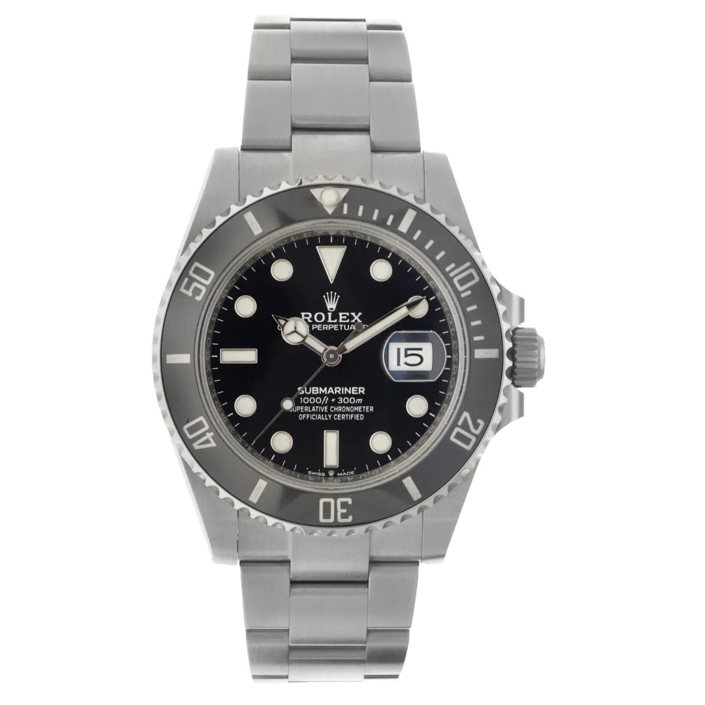 Kolekcija A Ref. NV-140 — Čelična ronilačka izvedba, crni brojčanik i crni bezel